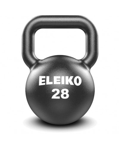 Гиря Eleiko Kettlebell - 28 kg, black (380-0280)