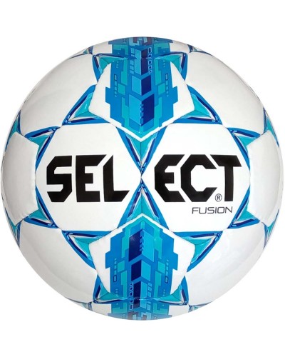Мяч футбольный Select Fusion (005) бел/син размер 5