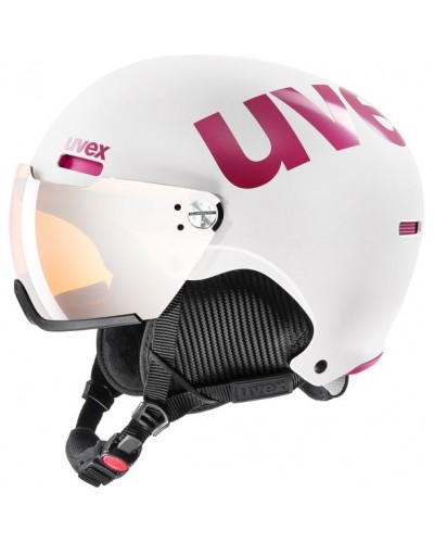 Шлем Uvex hlmt 500 vario 2020 White Pink Mat