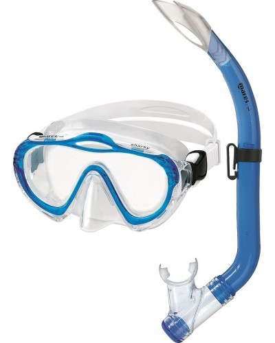 Детский набор для плавания Mares Sharky (маска+трубка) синий (411729/BL)