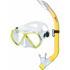 Детский набор для плавания Mares Zephir Jr (маска+трубка) желтый (411730/YL)