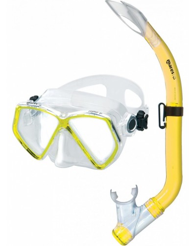 Детский набор для плавания Mares Zephir Jr (маска+трубка) желтый (411730/YL)
