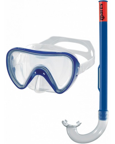 Детский набор для плавания Mares Tortuga (маска+трубка) синий (411732/CL.BL)