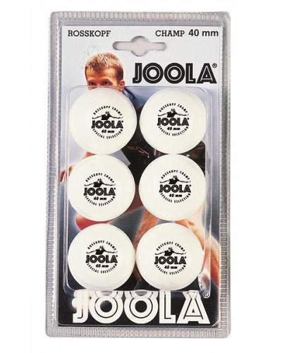 Мячи для настольного тенниса Joola Rossi Champ White (6 шт.) (44300J)