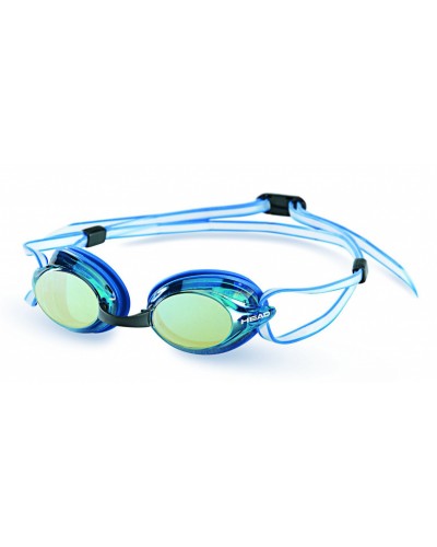 Очки для плавания Head Venom зеркальное покрытие (синие) (451004/BL.BL)