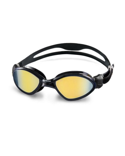 Очки для плавания Head Tiger Mid зеркальное покрытие (черный-дымчатый) (451042/BKSMK)