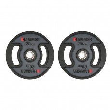Олимпийские диски профессиональные Hammer PU Weight Discs 2*20 kg (4710)