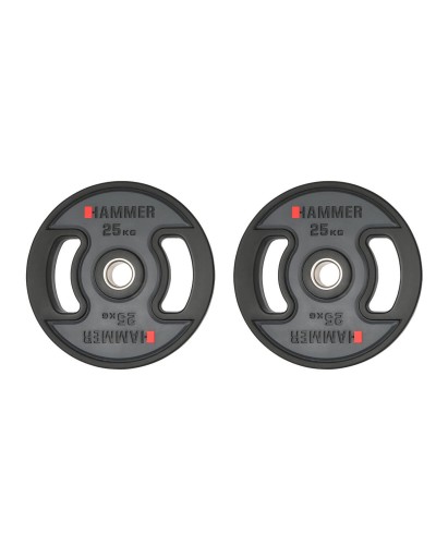 Олимпийские диски профессиональные Hammer PU Weight Discs 2*25 kg (4711)