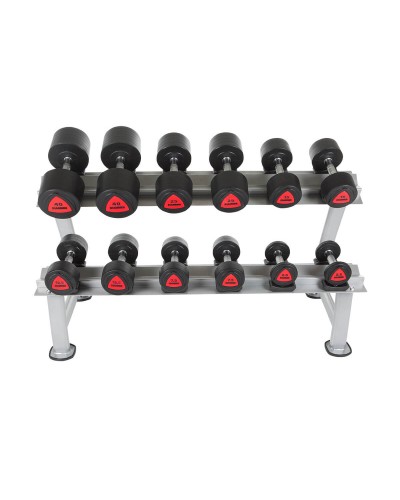 Стойка для 6 пар профессиональных гантелей Hammer Dumbbell Rack (4757)