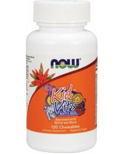 Витамины и минералы NOW Foods Kid Vits berry blast, 120 таб (49520)