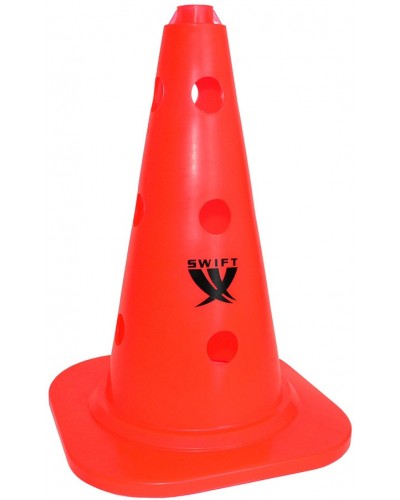Конус Swift Training cone with holes, 25 mm pole, 34 см, (оранжевый)