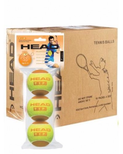 Мячи для тенниса Head Tip Orange 72 мяча (578280)