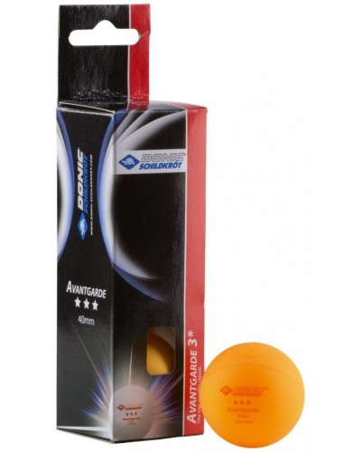 Мячи для настольного тенниса Donic Avantgarde 3* orange, 3 шт (608338)
