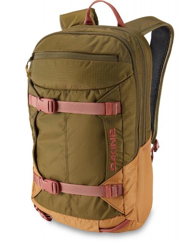 Рюкзак Dakine 10002071 Women's Mission Pro 18L dark olive/caramel (610934381672)