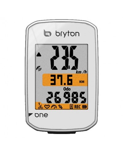 Велокомпьютер Bryton Rider One C белый (+ датчик каденса)