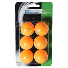 Мячи для настольного тенниса Donic Elite 1* orange, 6 шт (618017)