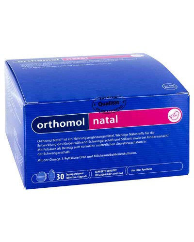 Витамины Orthomol Natal таблетки + капсулы + пробиотик (30 дней) (694427)
