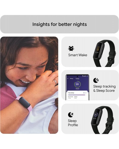 Фітнес-браслет Fitbit inspire 3 Midnight Zen / Black