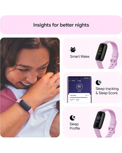 Фітнес-браслет Fitbit inspire 3 Lilac Bliss / Black