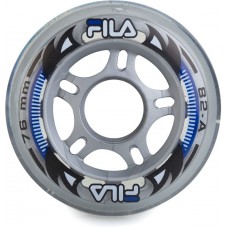 Набор колес для роликов 8шт Fila 21 60760281 Fila wheels 76mm/82A clear (8026473379278)