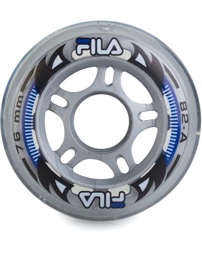 Набор колес для роликов 8шт Fila 21 60760281 Fila wheels 76mm/82A clear (8026473379278)