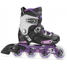 Роликовые коньки Fila 20 010620135 nrk junior girl black/violet/pink 2020 (80264734316)