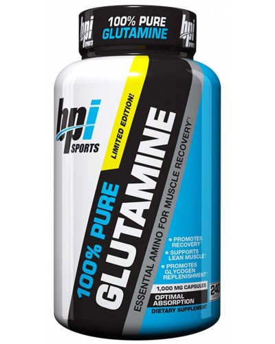 Аминокислота BPI Sports 100% Pure Glutamine Capsules 240 капс (811234)