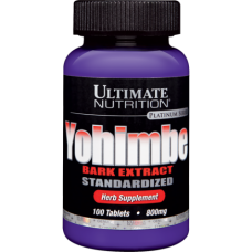 Жиросжигатели Ultimate Nutrition Yohimbe Bark Extract 800 мг - 100 таб(811305)