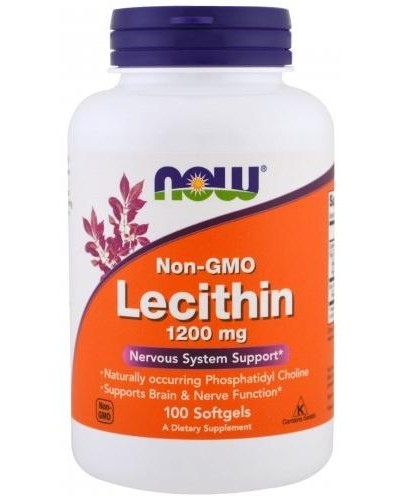 Лецитин Now Foods Lecithin 1200 мг - 100 кап (811547)