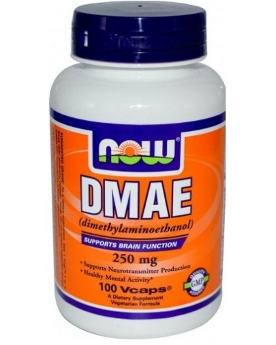Now Foods DMAE 250 мг, 100 растительных капсул (811608)