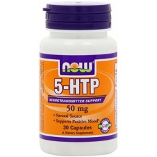 Аминокислота Now Foods, 5-HTP, 50 мг