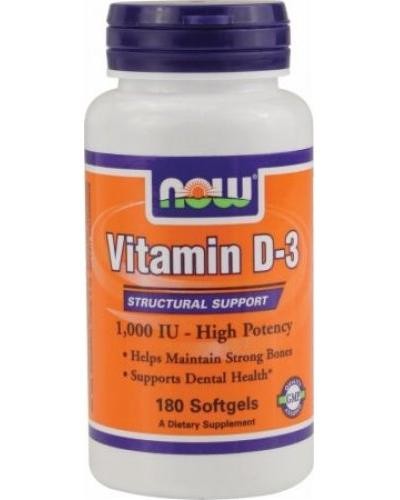 Витамины и минералы NOW Foods Vitamin D3 2000 ME 120 капc (811615)