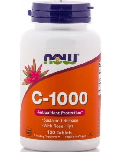Витаминно-минеральный комплекс Now Foods C-1000 RH SR 100 tabs (811764)