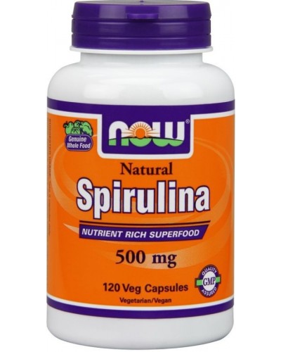 NOW Foods Spirulina 500 мг 120 капс (811797)