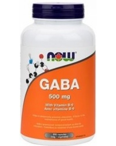 NOW Foods GABA 500 мг, 200 веган кап (811975)
