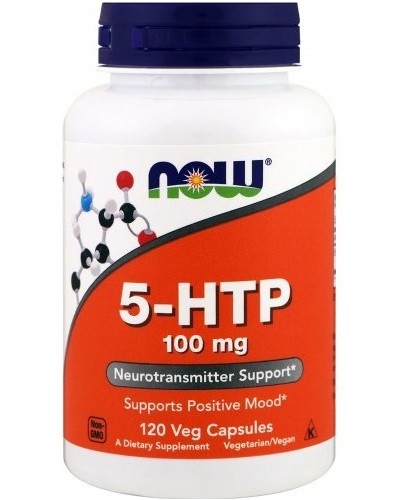 Аминокислота Now Foods, 5-HTP, 100 мг