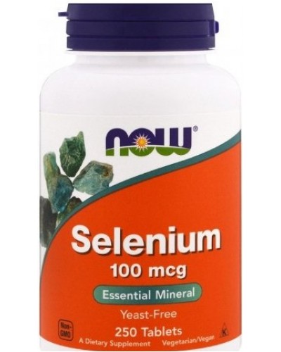 Минеральный комплекс Now Selenium 100 mcg 250 tabs (811986)