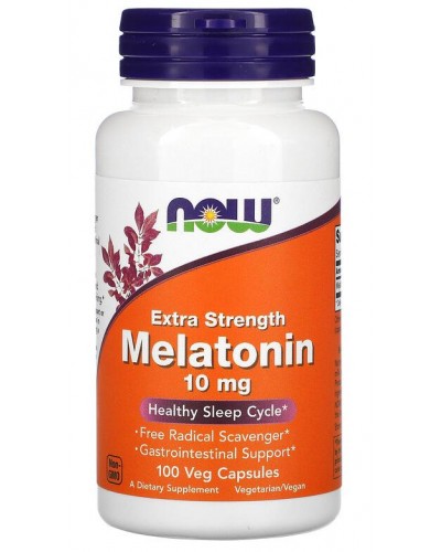 Мелатонин NOW Foods Melatonin 10 мг 100 веган капс (811987)