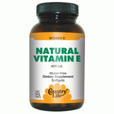 Витамины и минералы Country Life Natural Vitamin E 60 caps
