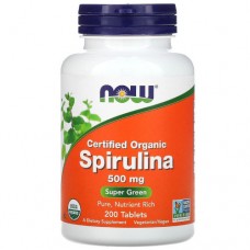 Витамины и минералы NOW Foods Spirulina 500 мг