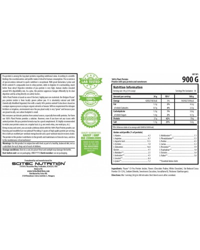 Протеин Scitec Nutrition Plant Protein 900г - banane-vanilla (813800)