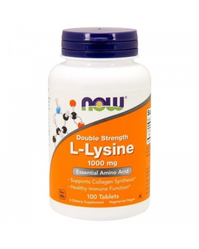 Аминокислоты NOW Foods L-Lysine 1000 мг - 100 таб (814565)
