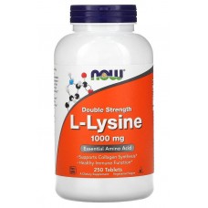Аминокислоты NOW Foods L-Lysine, 1000 мг  - 250 таб (814566)