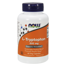 Препараты для сна NOW Foods L-Tryptophan 500 мг - 60 веган капс (814568)