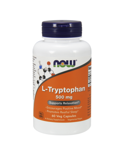 Препараты для сна NOW Foods L-Tryptophan 500 мг - 60 веган капс (814568)