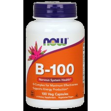 Витамин В NOW B-100 100 веган капс (814573)