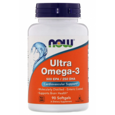 Пищевая добавка NOW Foods Ultra Omega-3 - софт гель