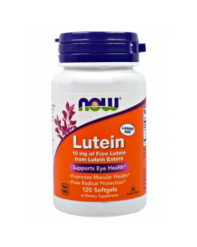 Лютеин NOW Lutein (Esters) 10 мг - 120 софт гель (814596)