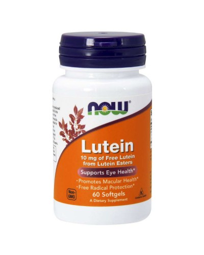 Добавки для зрения NOW Foods Lutein (Esters) 10 мг - 60 софт гель (814597)