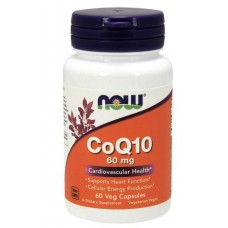 Антиоксиданты NOW Foods CoQ10 60 мг - 60 веган капс (814598)
